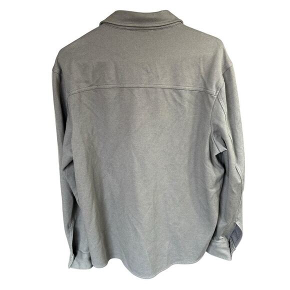 Zara Top Women's Shacket Green Snap Front Pockets L Fishermancore Fishing Preppy - Picture 3 of 10